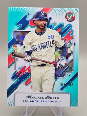 2025 Topps Pristine MOOKIE BETTS 162/199 Aqua Refractor Los Angeles Dodgers 🔥