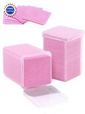 Lint Free Nail Wipes 400 PCS Non Woven Fabric Cleaning Pads TEOYALL
