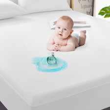 Waterproof Mattress Protector Cal King Deep Pocket Breathable Noiseless Cover