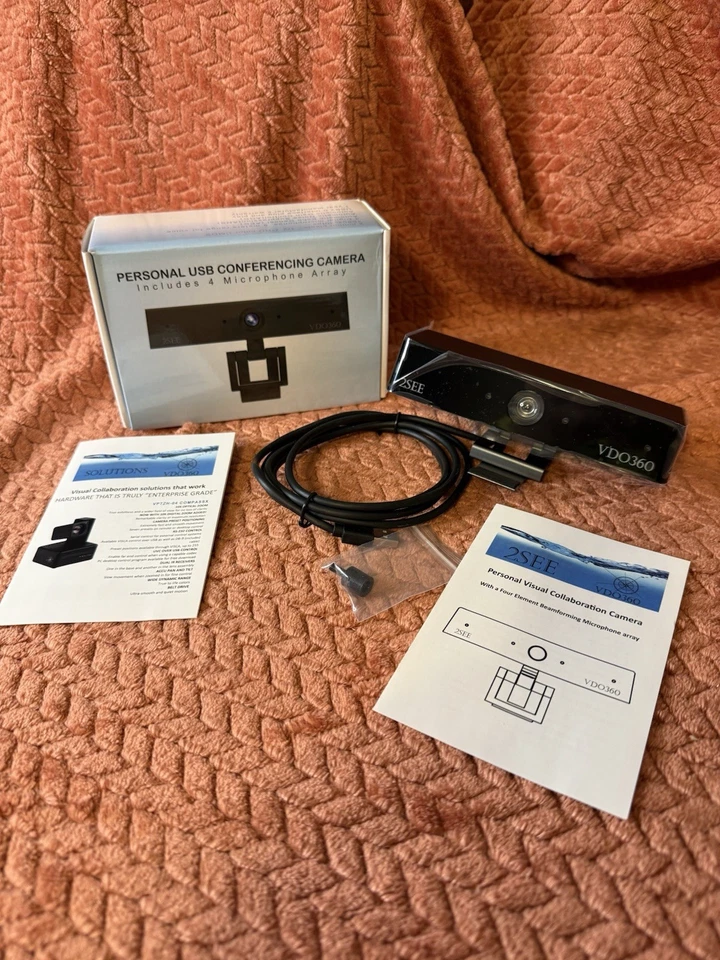 10 neue VDO360 2See Full HD Web Kamera VDOSU Enterprise Grade gebaute Qualität USB 2