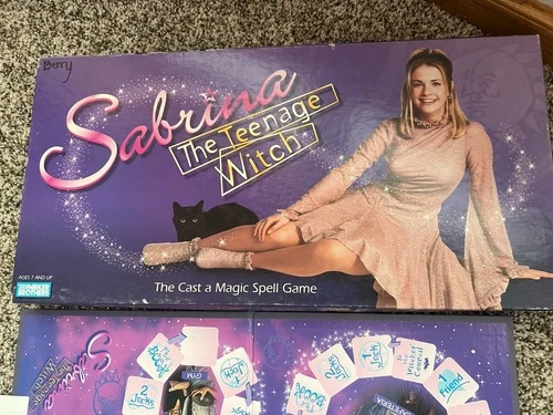 Sabrina The Teenage Witch Board Game Parker Brothers Complete Vintage 1999