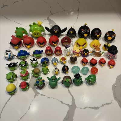 HUGE Angry Birds Mini Figure Lot Of 50+ Red, The Blues, Matilda, Chuck, Bomb HTF