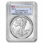 2021-S American Silver Eagle (Type 2) PR-70 PCGS (FDI)