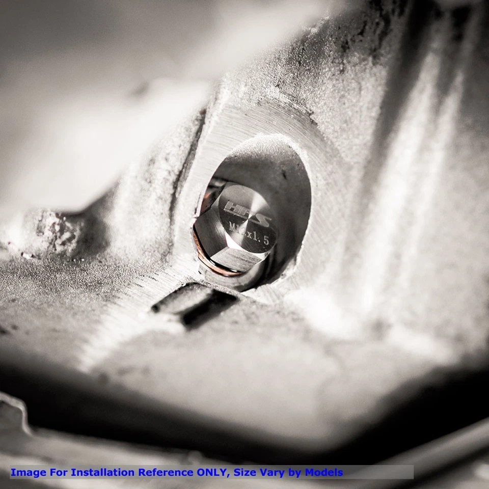 Perno magnético de tapón de drenaje de aceite de acero inoxidable HPS con arandela M12x1,5 para BMW Mini Foto 3 de 4