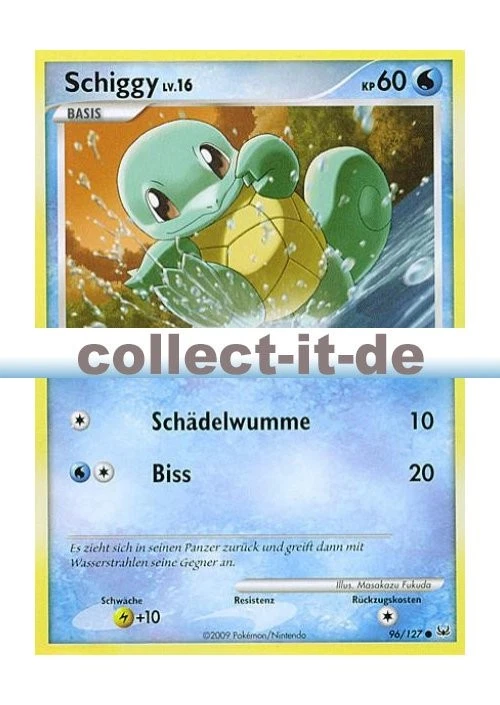 Pokemon Platin 96/127 - Schiggy Deutsch - Bild 1 von 1