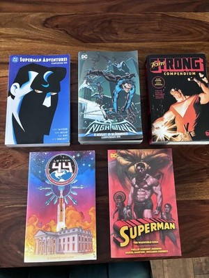 Superman Adventures + Warworld Saga,Nightwing 1,Letter 44, Tom Strong Compendium