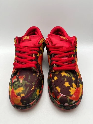 Nike Dunk SB Low X  The Wizard of Oz Poppy Field FZ1291-600 Size Mens Uk 10 - Co