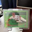 2013 Topps Mike Trout Emerald Green Foil Parallel #27 Angels Baseball Card