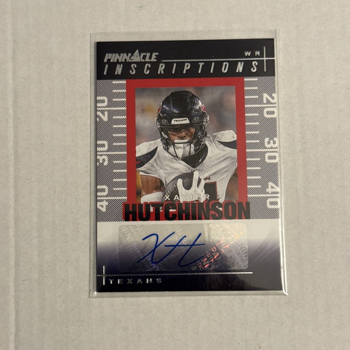 2024 Pinnacle Inscriptions Xavier Hutchinson #PI-XHN SER 46/99