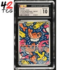 CGC Gem Mint 10 Tatsugiri 186/167 Pokémon Twilight Masquerade TWM EN on eBay