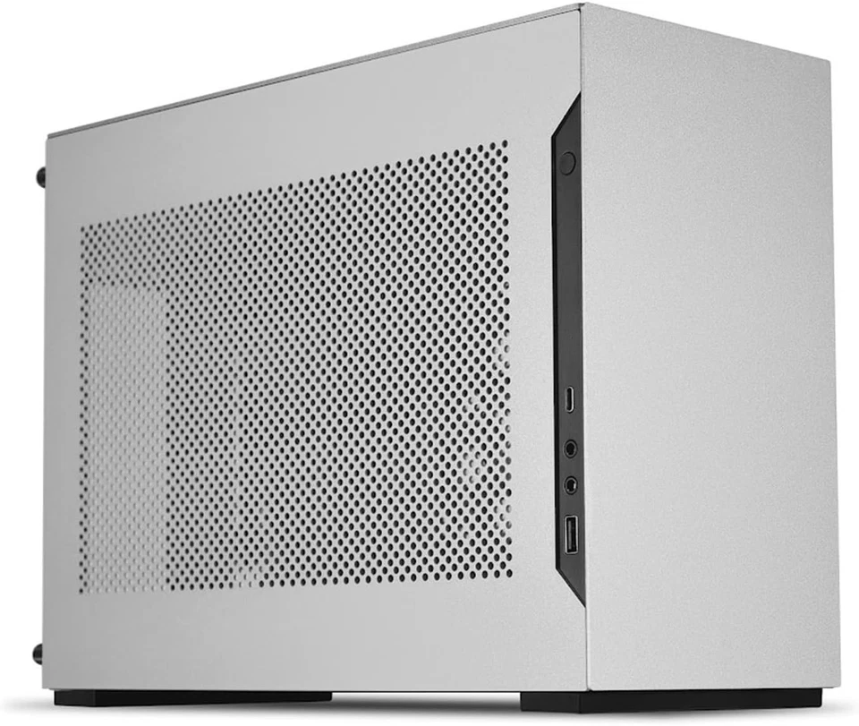 Lian Li A4-H2O Mini-ITX Silber PC Gehäuse SFX SFX-L Unterstützung, AIO, PCIe 4.0 Neu
