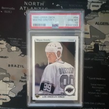 Upper Deck 1990-91 Wayne Gretzky #54 Los Angeles Kings PSA 10 Graded