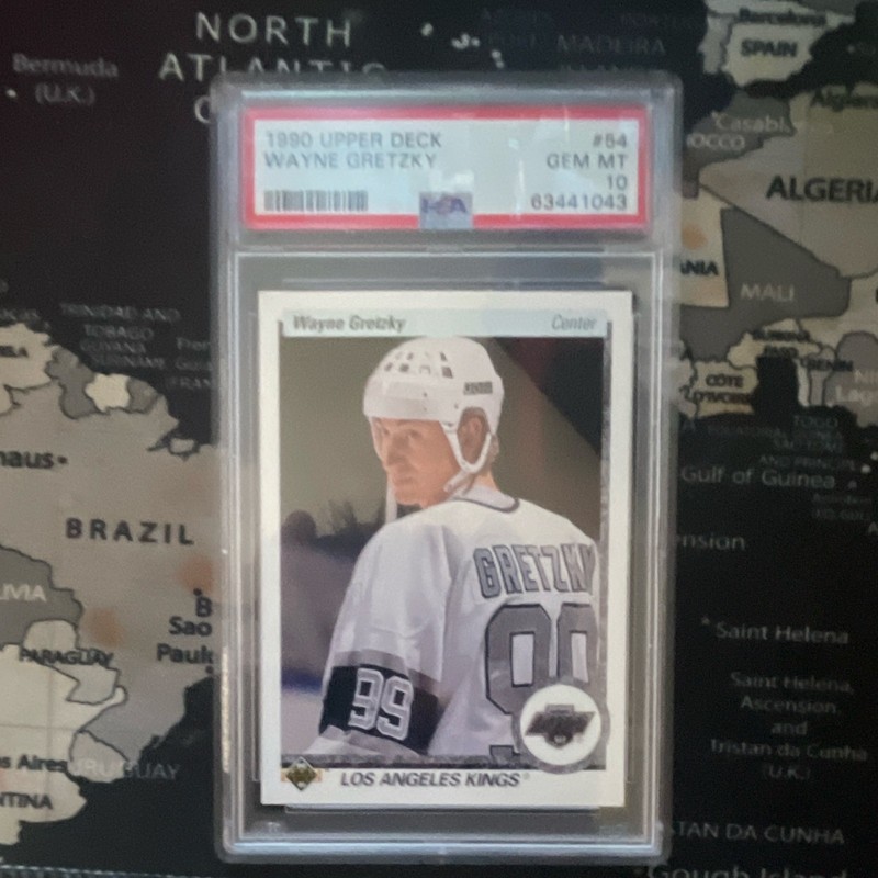 Upper Deck 1990-91 Wayne Gretzky #54 Los Angeles Kings PSA 10 Graded