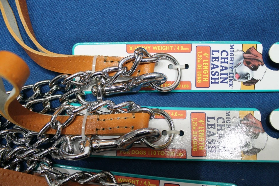 (4 Juego) CORREA CADENA ASPEN PET ESLABÓN PODEROSO - PESO EXTRA PESADO - 4' de longitud cada una Foto 2 de 3
