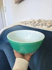 Vintage PYREX Primary Color Green 2-1/2 QT Mixing Bowl 403 B-27 USA 8" $179!