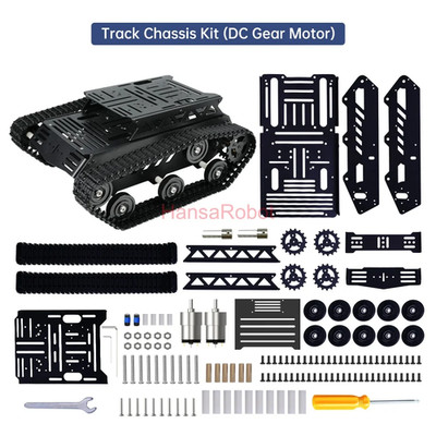 8KG Nutzlast 2WD Raupe Roboter Tank Chassis Kit Raupe Smart Auto Hersteller Zum Selbermachen 