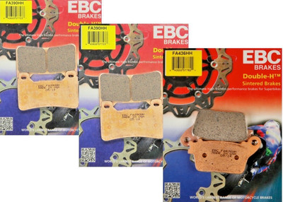 3 SETS EBC Front+Rear HH Brake Pads Honda CB1000R/RR CBR600RR  FA390HH  FA436HH