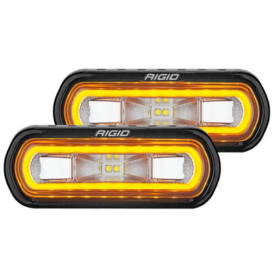 #ad Rigid 53123 SR L Series Wide Drive Multicolor Rectangle LED Lights Pair Kit Set $329.99