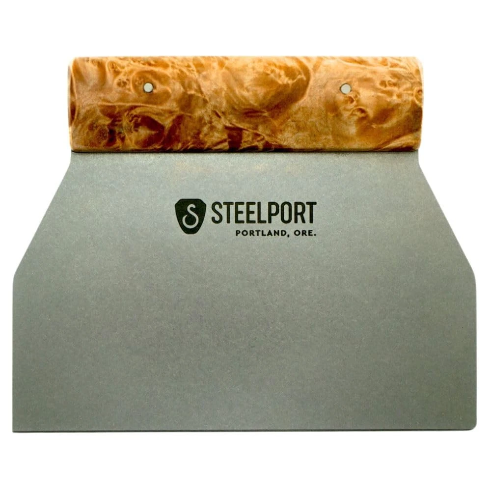 Steelport Bench Scraper | USA Made Dual Edge 6" Wide x 5" Tall, Steel
Opens in a new window or tab
