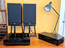 Timewarp vintage 1980s British Hifi System A&R Cambridge, Heybrook Rega Planar 3