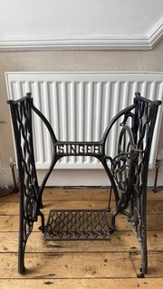 vintage singer sewing machine table base