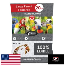 Hari Tropimix Large Parrot Food, Seeds, Fruit, Nuts, Veggies, Grains, Legumes, 2