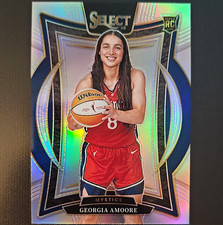 2025 Panini Select WNBA Georgia Amoore Washington Mystics RC Silver Prizm #96