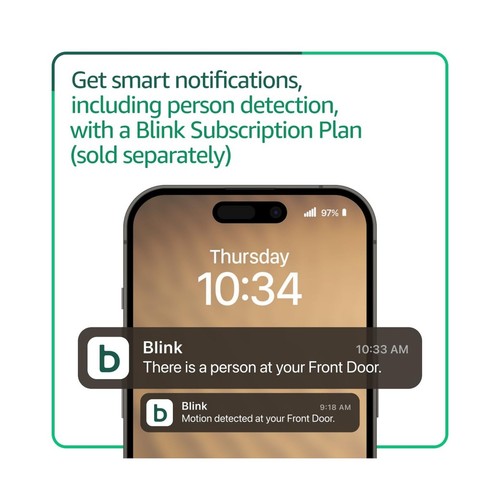Blink Video Doorbell (newest model) – Head-to-toe HD view, two-year batter - Picture 6 of 6
