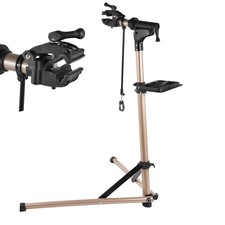 Bike Repair Stand 110LBS Adjustable Maintenance Folding Bike Rack Tool Tray