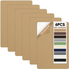 Canvas Repair Patch 5.5 X 8 Inches 6Pcs Self-Adhesive Waterproof Canvas Patch Ki