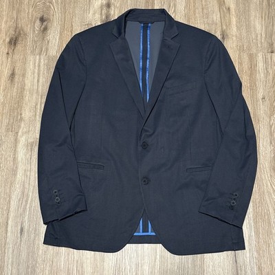 Twillory Performance Blazer Men Gray 4-Way Stretch Cooling Tech Travel Fall 46L