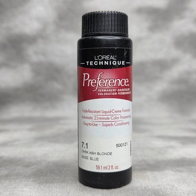 Loreal Preference 7.1 DARK ASH BLONDE Hair Color - 2 oz