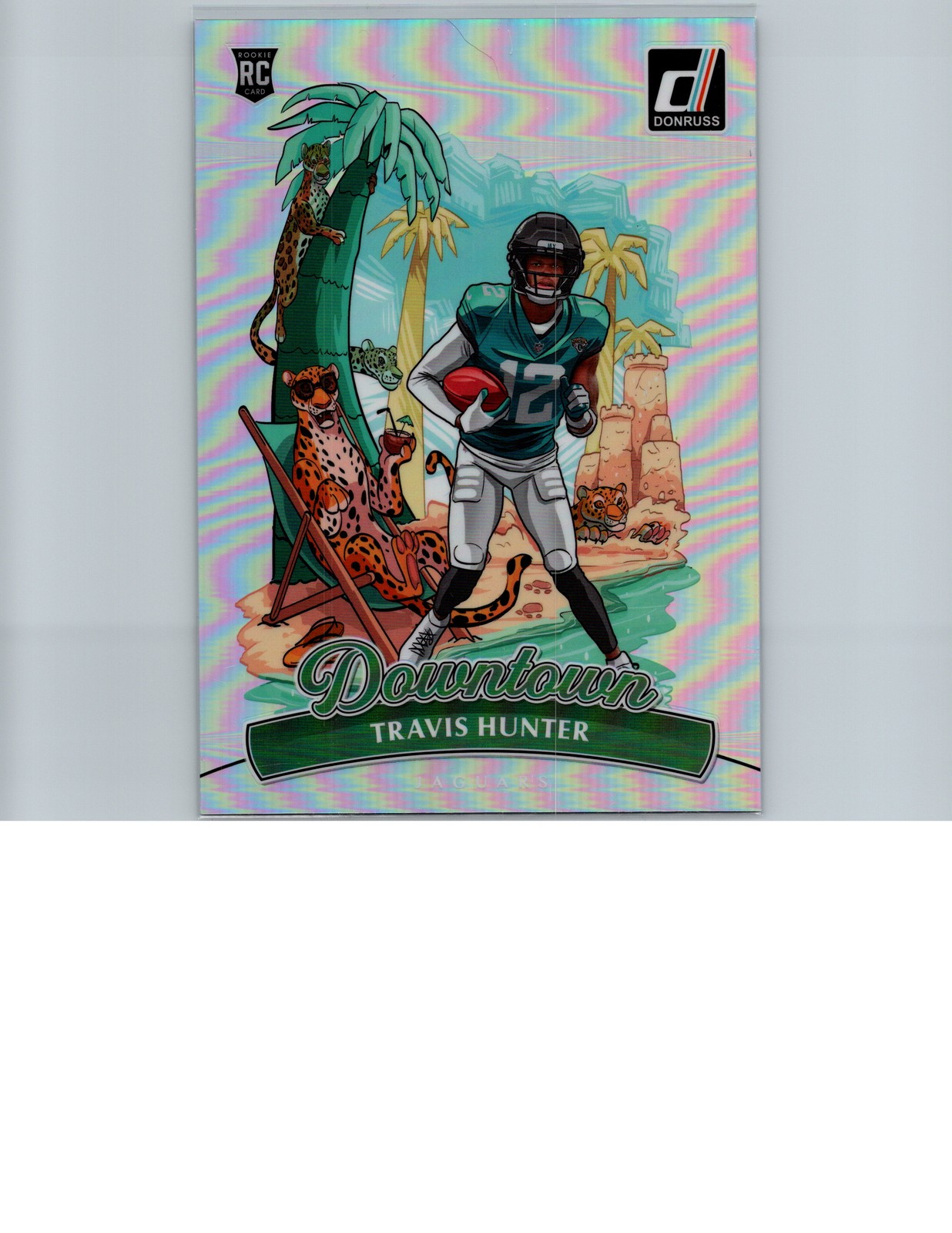 2025 Donruss #13 Travis Hunter Downtown! 5x7