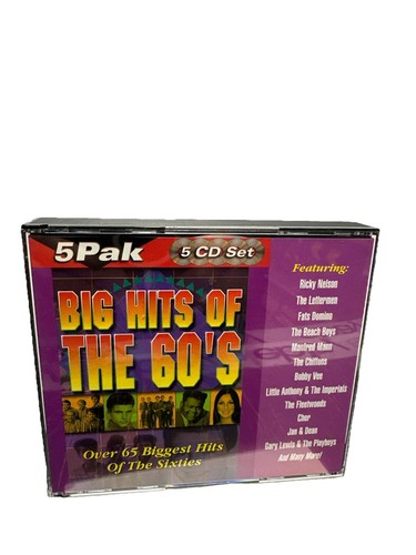 Various : Big Hits of The 60s,5-CD SET,Very Good