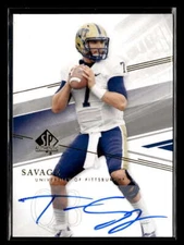 2014 SP Authentic Tom Savage Auto Autograph #55 Pittsburgh Panthers U6943