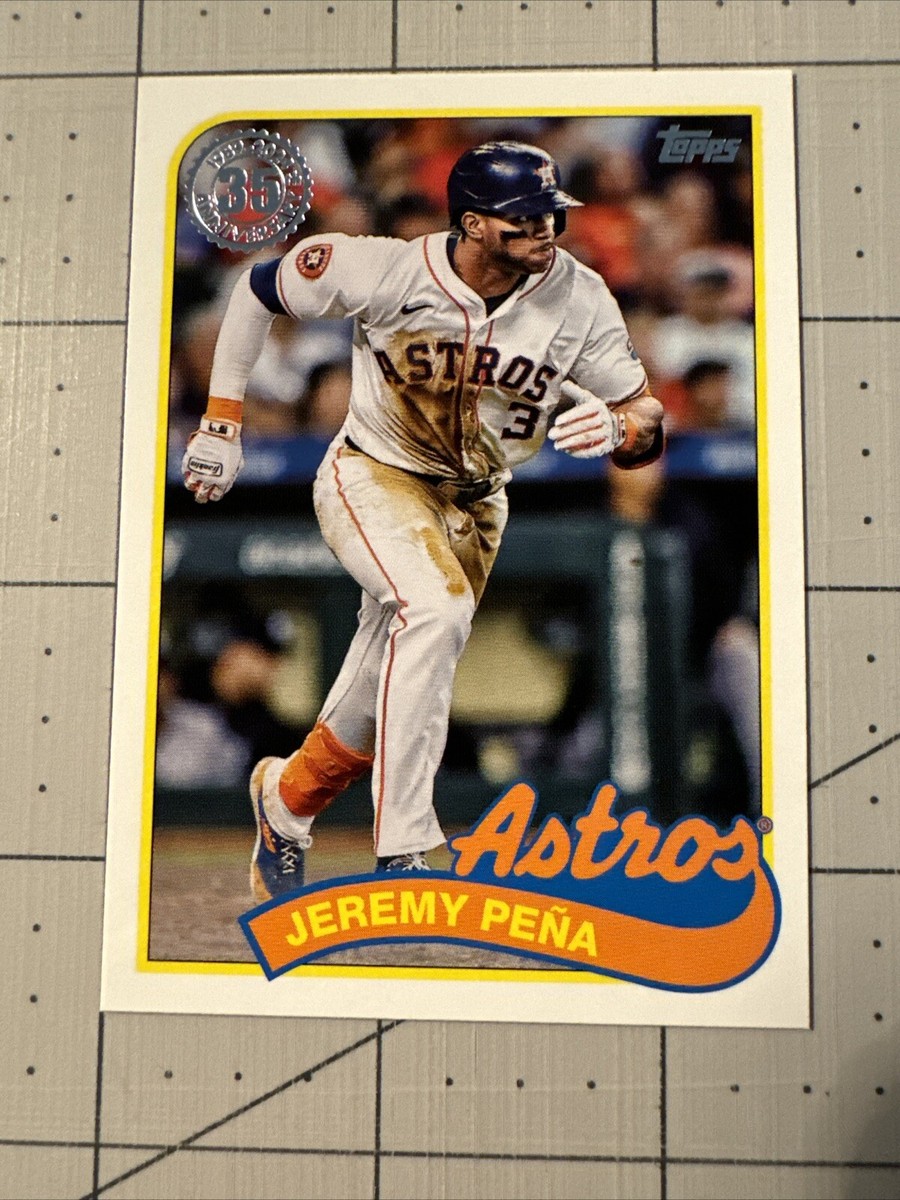 Jeremy Pena 2024 Topps Update 1989 Anniversary Card Astros