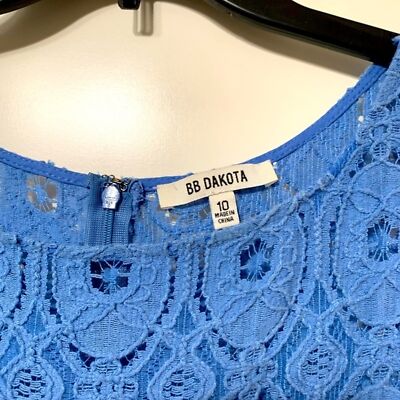 Blue Lace Sleeveless Dress from Nordstrom Size 10 | eBay