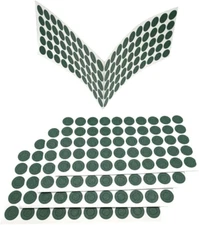 500PCS 18650 Lithium Battery Insulator Ring Self Adhesive Hollow Paper Pad Elect