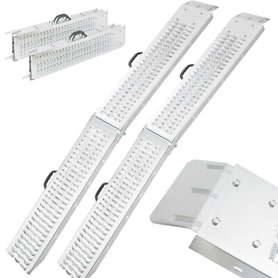 Rampe Di Carico 2 X Alluminio Pieghevole Rampa Di Carico Rampa Moto - Foto 7