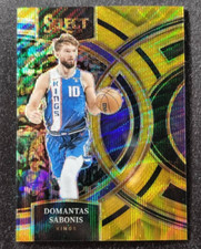 2023-24 Select Gold Prizm Domantas Sabonis #176 10/10 Jersey Number Final Print