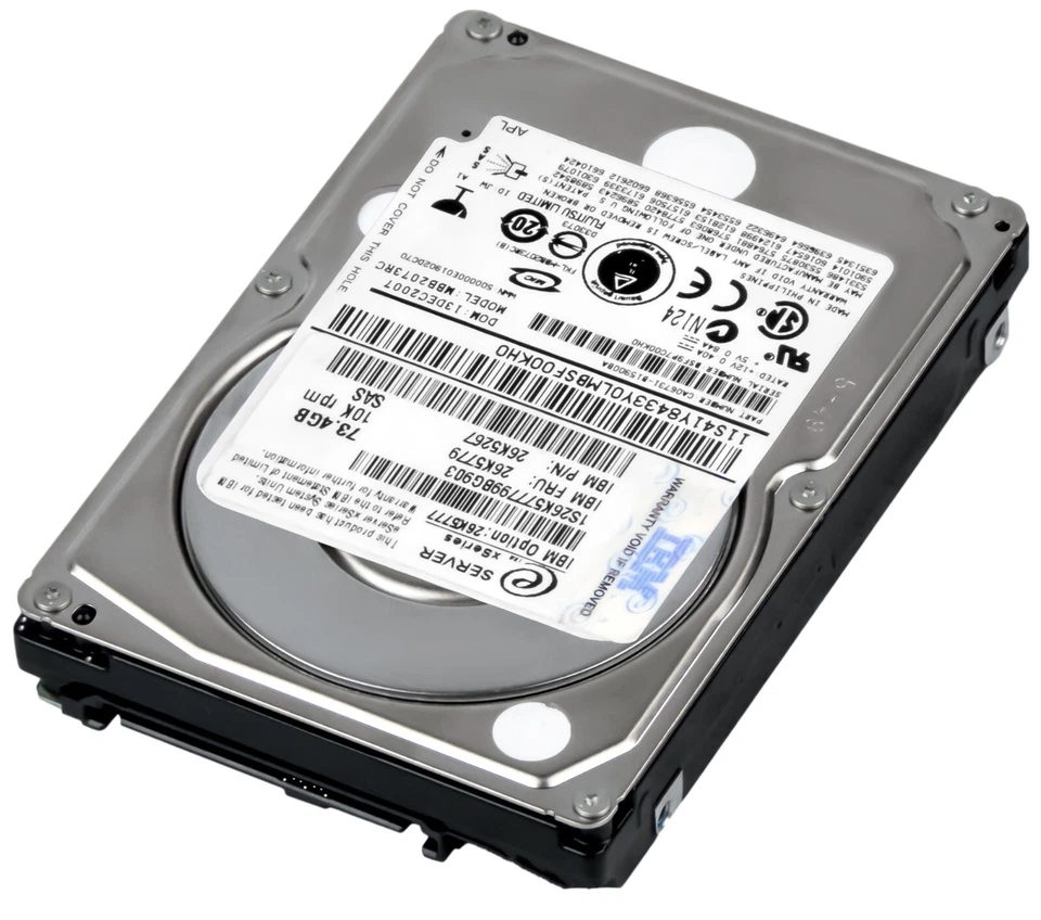 Hard Drive IBM 26K5779 26K5267 MBB2073RC 73GB 10K 16MB SAS 2.5'' - Image 2 of 3