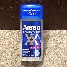 Arrid Extra Extra Dry XX Clear Gel Morning Clean Antiperspirant Deodorant, 2.6oz