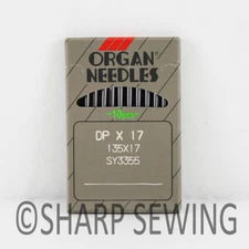 10 Organ Needle 135x17 DPx17 FOR Yamata FY5318 Durkopp 147-1 147-2 Chandler 337