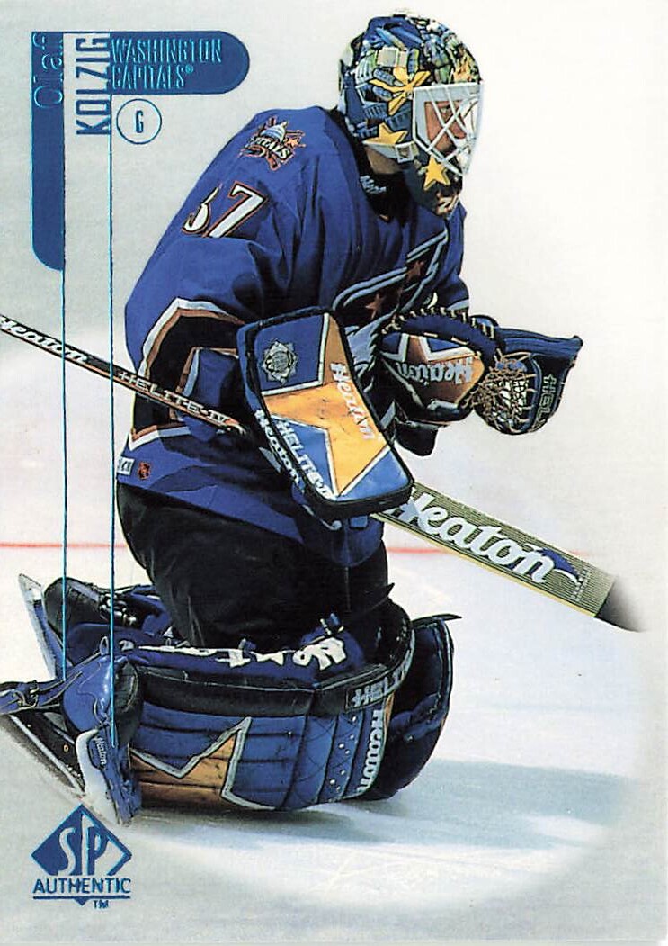 1998 SP Authentic #87 Olaf Kolzig Washington Capitals