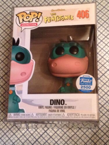 Funko Pop Dino 406 Green Limited 2500 Pieces w/Protector New Unopened - Afbeelding 1 van 6