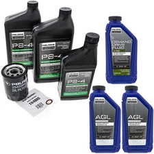 Polaris PS-4 Full Service Oil Change Kit RZR Ranger General XP 900 1000 Crew 4