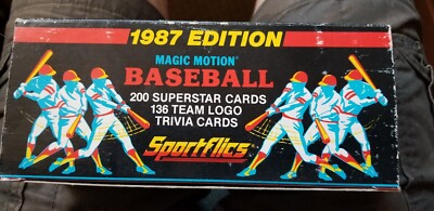 1987 SPORTFLICS COMPLETE MLB BASEBALL CARD SET MAGIC MOTION | eBay