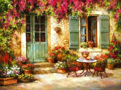 Chart Needlework DIY - Counted Cross Stitch Patterns - Coffee Time - 第 1/2 張圖片