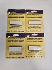 ProMag Square Magnets W/Foam Adhesive 6/Pkg-.75" Lot of 4 Packs