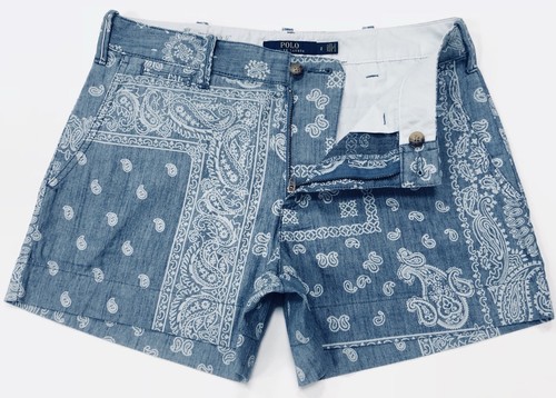 Pantalones cortos para mujer Ralph Lauren en impresión Bandana | eBay